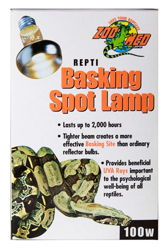 Zoo Med basking lamp